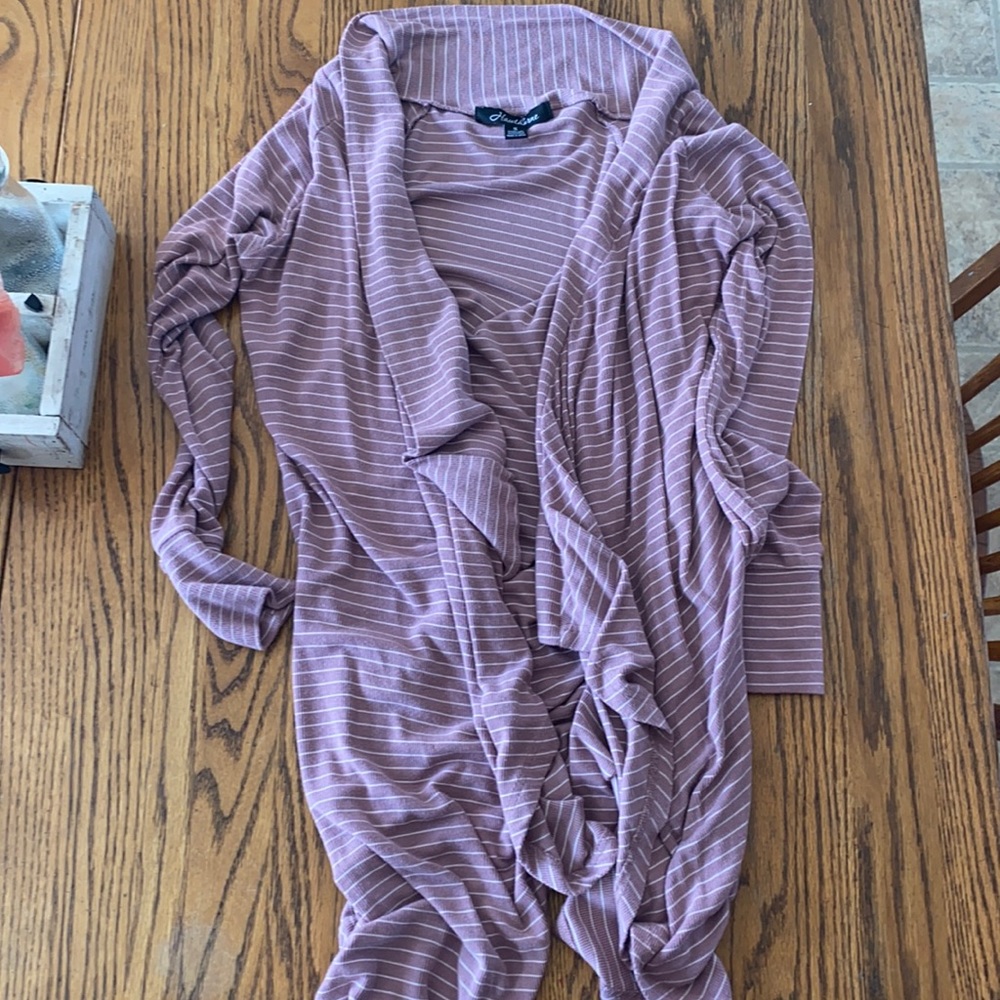 Long wrap cardigan